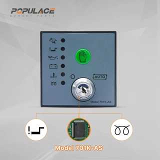 DSE701-MS/AS柴油发电机组配件手动自动控制器钥匙启动控制模块