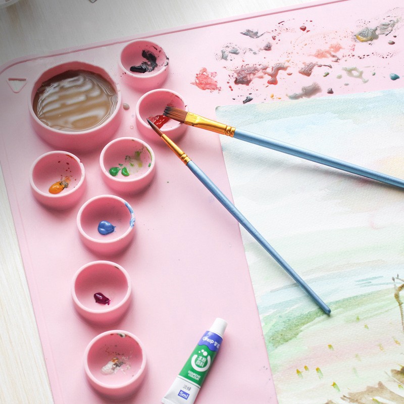 Pintura estera de los niños manta de pintura manta padre-niño estera de silicona lavable mantel de los niños