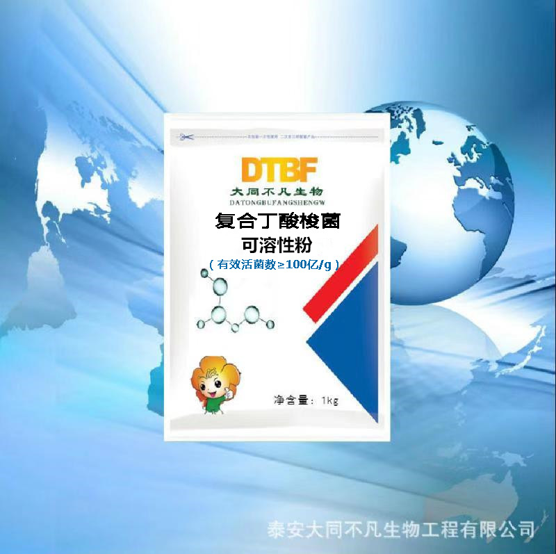 丁酸梭菌100亿水溶性好不用 氧肠道厂家直供替抗微生物菌剂可溶性