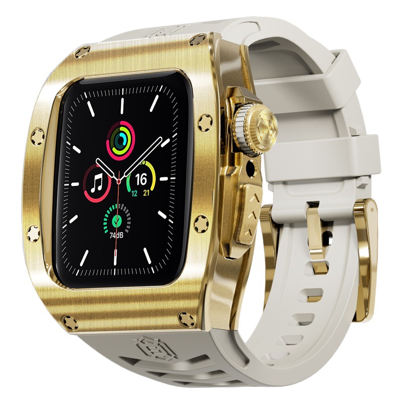 Modelos calientes transfronterizos aplicables a Apple iWatch 7/8 universal 44/45mm metal resistente a la caída reloj funda protectora