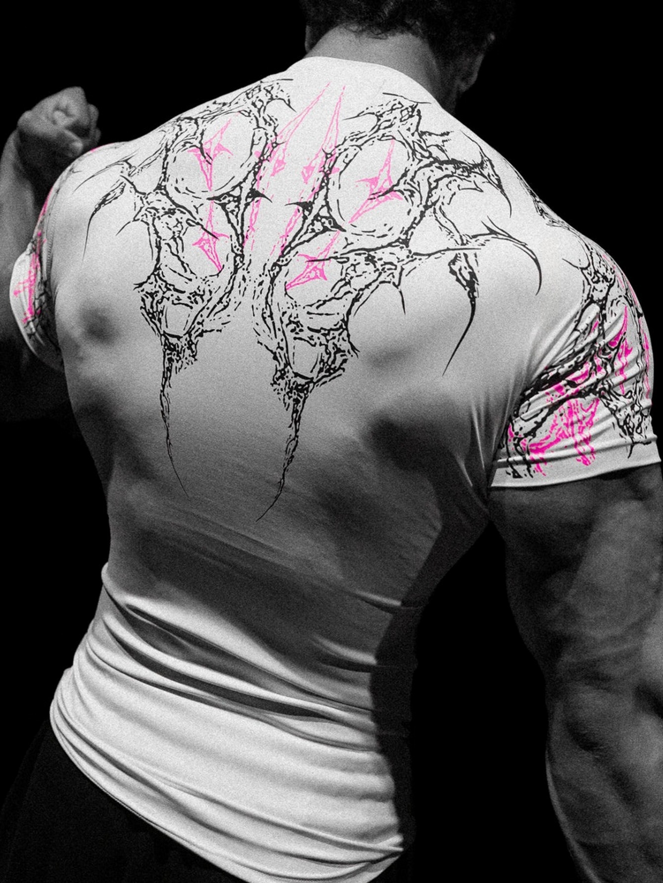 Breathedivinity Men's Fitness Top Sports Training Stretch Tight T-Shirt Cycling Quick-Dry Clothing 008_viptrois.com