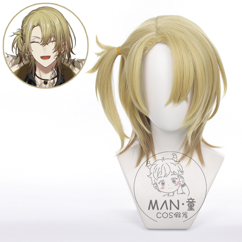 Mantong virtual anchor vtuber Luca Rainbow Club Idol cos wig gradient color mixing factory outlet Mantong virtual anchor vtuber Luca Rainbow Club Idol cos wig gradient color mixing factory outlet
