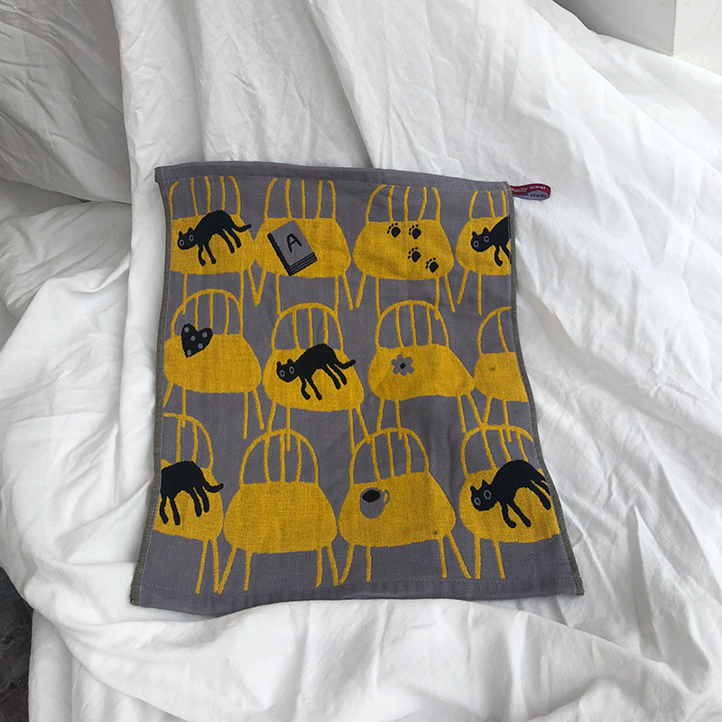 70g Weight Towels, Bath Towels Home Textiles & Decor Type Hooks Storage & Cleaning Cotton Material Animal Pattern Cute Style Cute Animal Cotton Towels Bath Towels Hooks 15