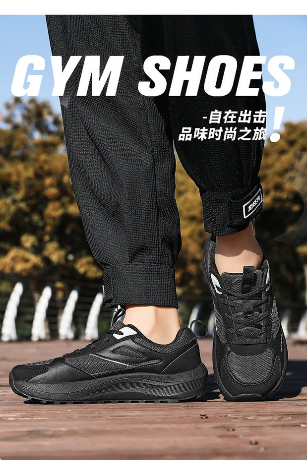 Giày thể thao nam cỡ lớn form rộng 4E đế dày nhẹ, giày sneaker cổ thấp thoáng khí — K 806m màu, K806 màu đen, K806 xanh quân đội chi tiết 8
