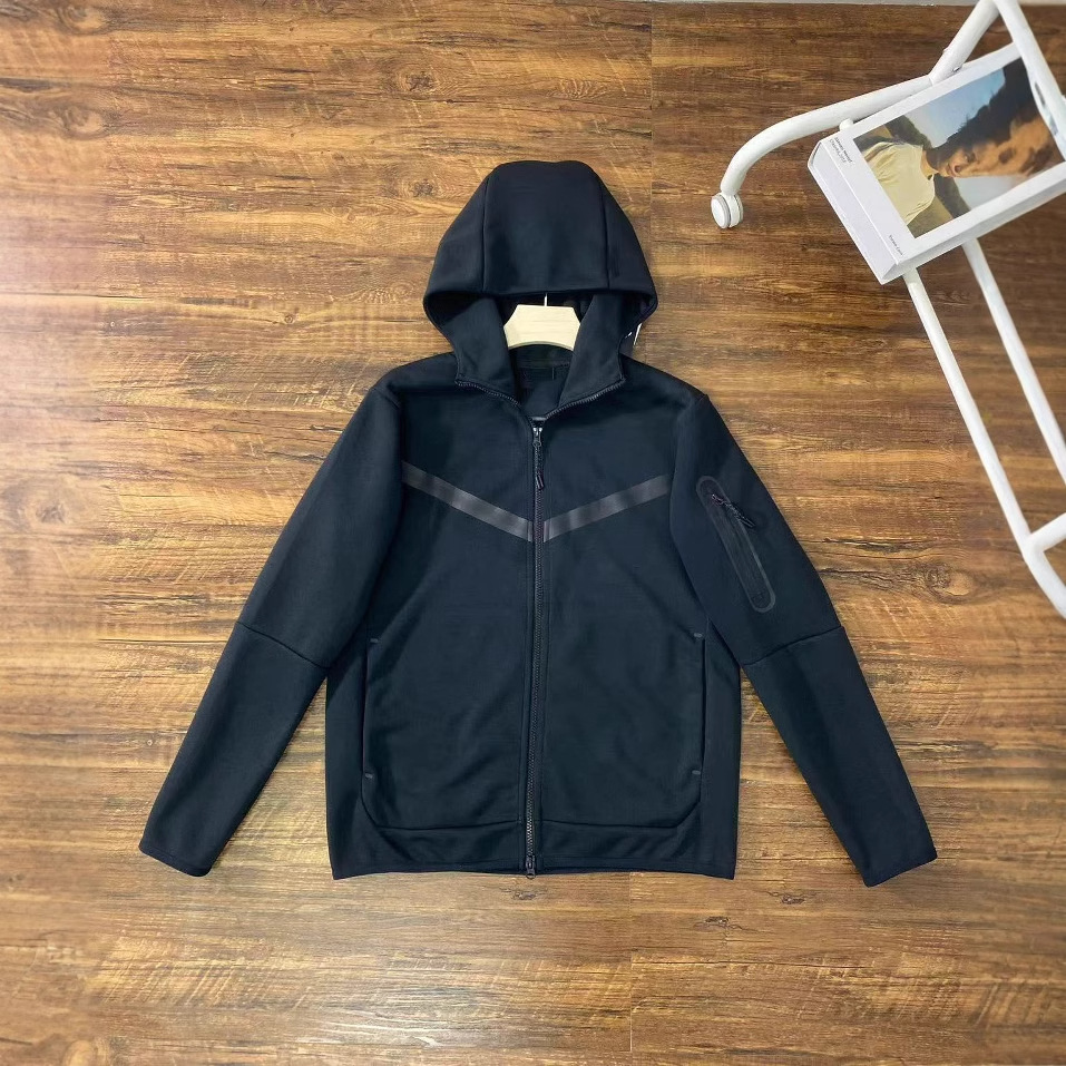 Cremallera lateral con capucha deportiva casual para hombre 2025 490 y 163 Set