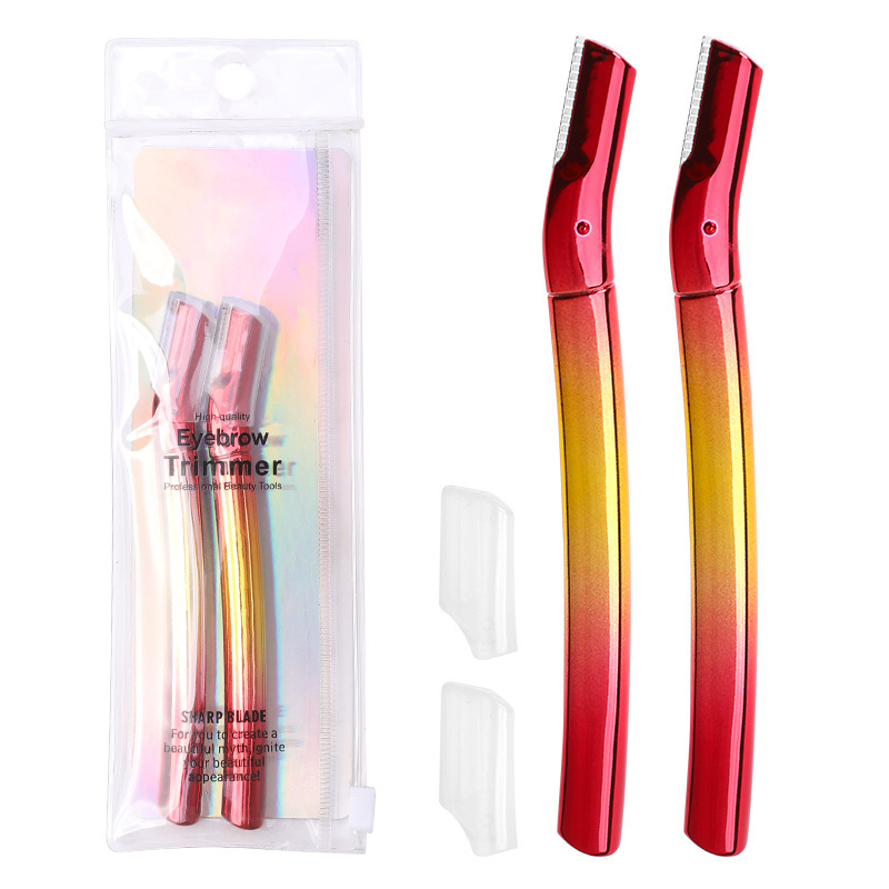 Customized Eyebrow Trimmer Makeup Scissors Eyebrow Trimmer Eyebrow Razor Razor Stainless Steel Sharp and Durable Eyebrow Razor Wholesale