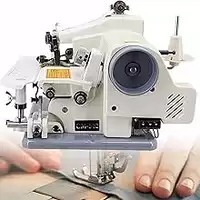 中能500 502桌上型暗缝机 西裤撬裤脚袜子加工用暗缝撬边机