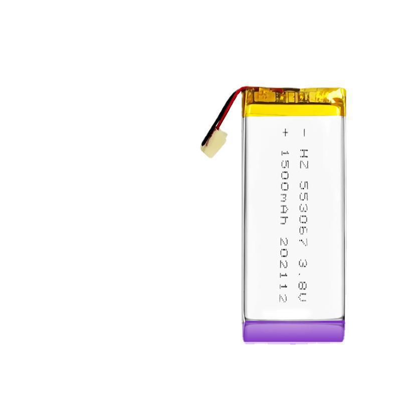 553067聚合物充电电池 扫读笔电池美容仪 录音笔锂电池电芯厂无