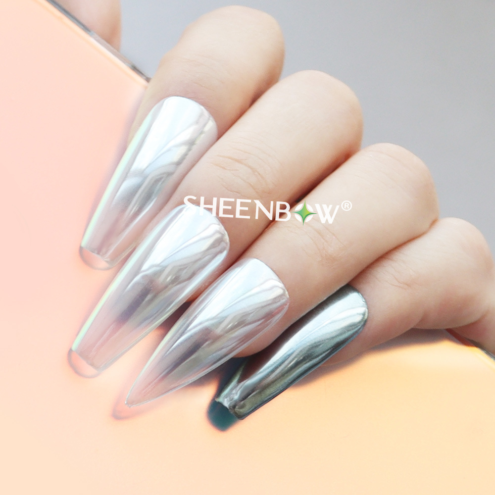 鑫铂天空之境网红月光石镭射镜面美甲胶粉偏光极光粉魔镜甲面闪粉