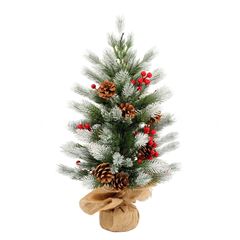新しい国境を越えたクリスマスアメリカ松果peクリスマスツリー暗号化松針樹家庭の小さなクリスマス装飾品