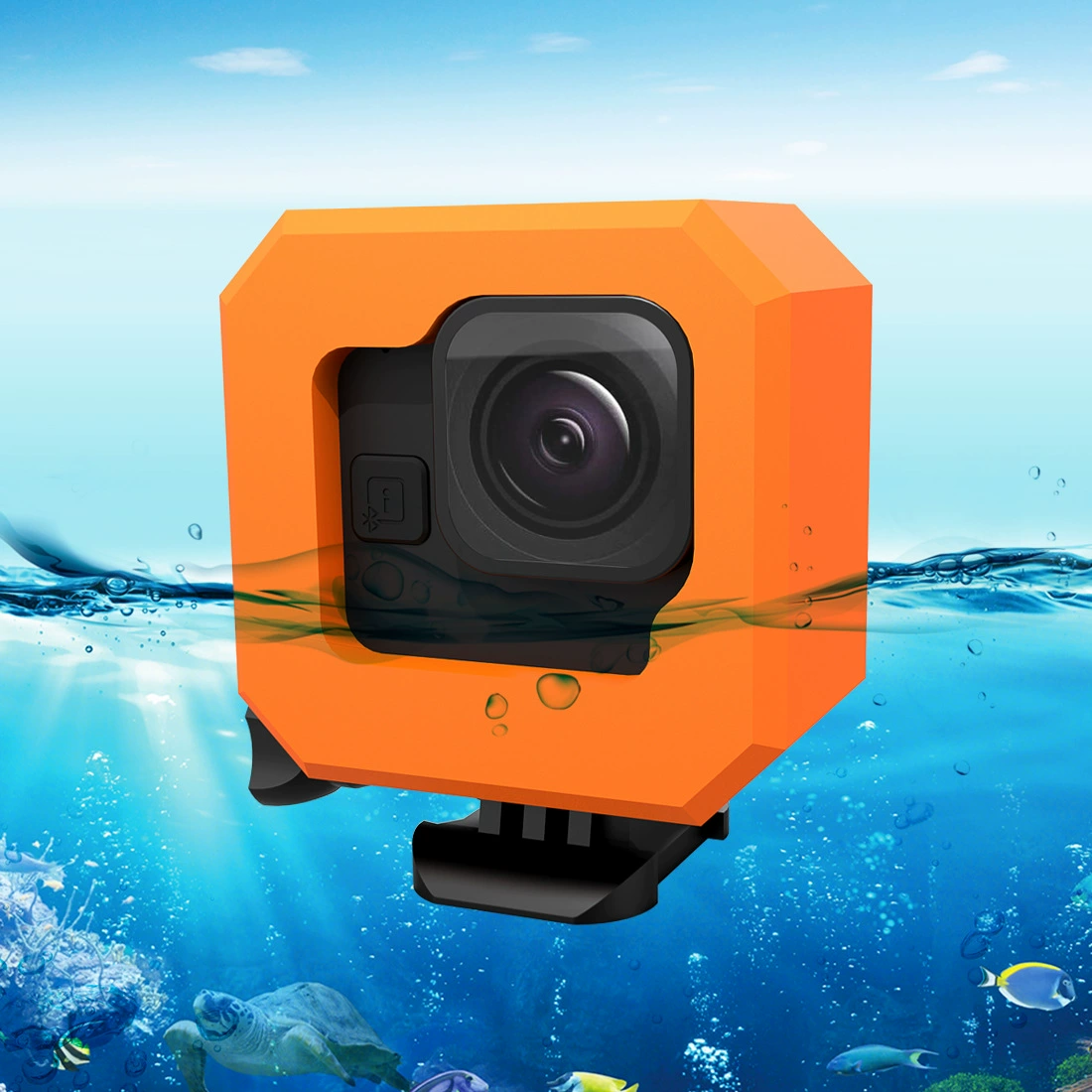 Плавающий корпус Puluz Fat Cow, подходит для GoPro Hero11 Black MINI, защитный рамочный чехол