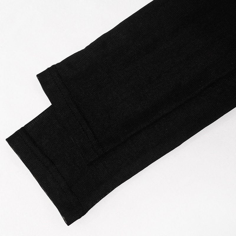 Women's Clothing M23BS479 new autumn fashion sexy mesh see through tight long sleeved jumpsuit for women_voghion.com