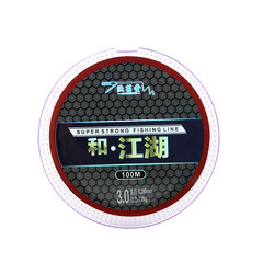 和江湖透明尼龍線 海竿線強勁拉力釣魚主線子線100米裝批發