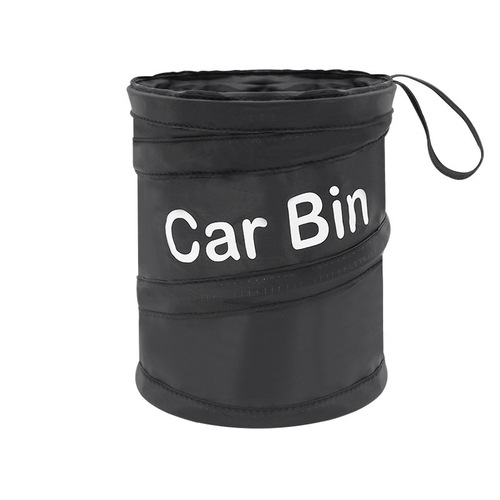 Cross-border best-selling car trash can—specialized hanging trash bin for cars, with a retractable, foldable, and portable trash bag.
