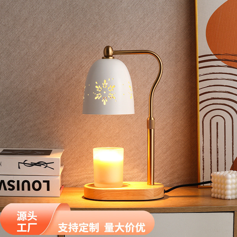 New Style Wax Melting Lamp, High-End, Simple European-Style Candle Melting Lamp, Aromatherapy Lamp, Bedroom Diffuser Table Lamp, Warm Lamp, Amazon Melting Lamp