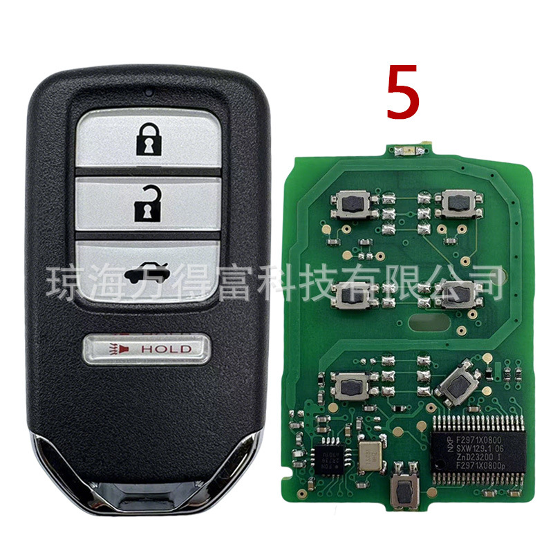Fccid: Kr5V2X Is Suitable for Honda Vezel, Civic, Pilot, Fit Key with 47 Chip 433 Car Key