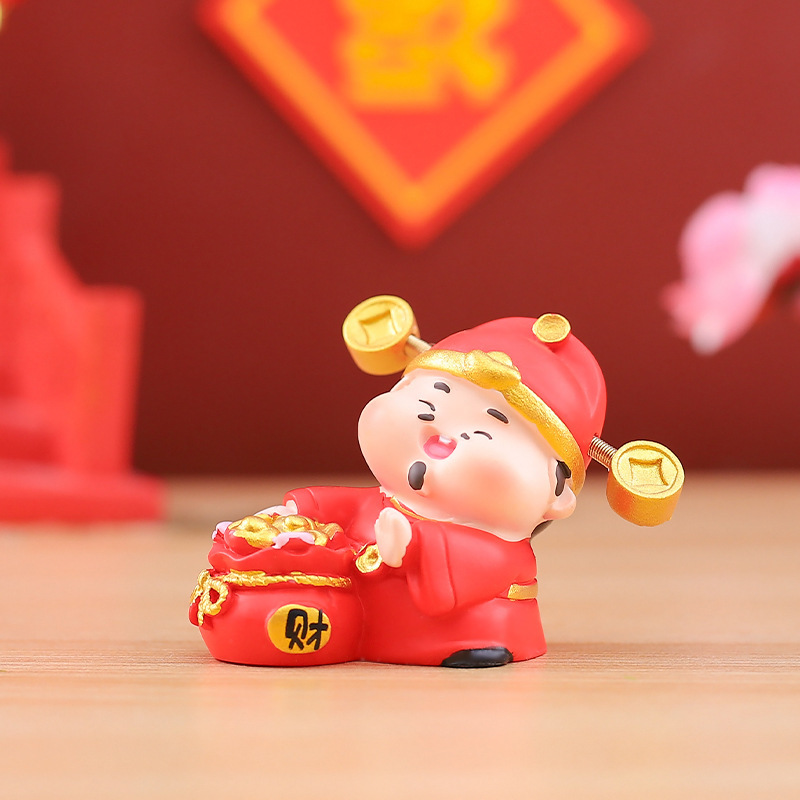 客厅玄关装饰品财源广进招財猫卡通桌面摆件节日礼物送朋友批发|undefined