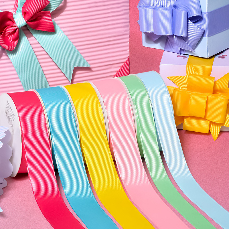 Cintas roscadas de cifrado accesorios de decoración de prendas de vestir floral caja de regalo cinta zapatos sombreros material de decoración cinta ribbed