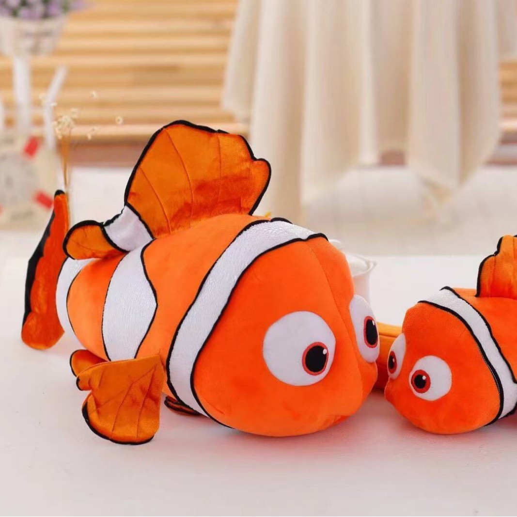 Buscando a Nemo Animal Nemo Pez payaso Muñeca de peluche Almohada Evento para niños Regalos Decoración Decoración