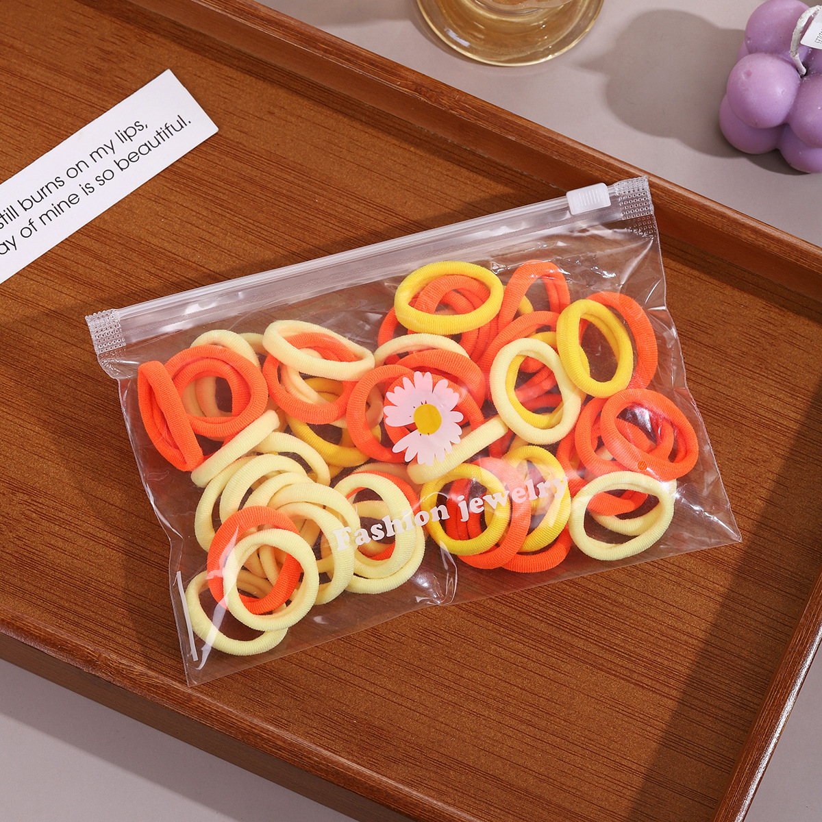 Yellow series, 50 pieces, approximately 3cm
