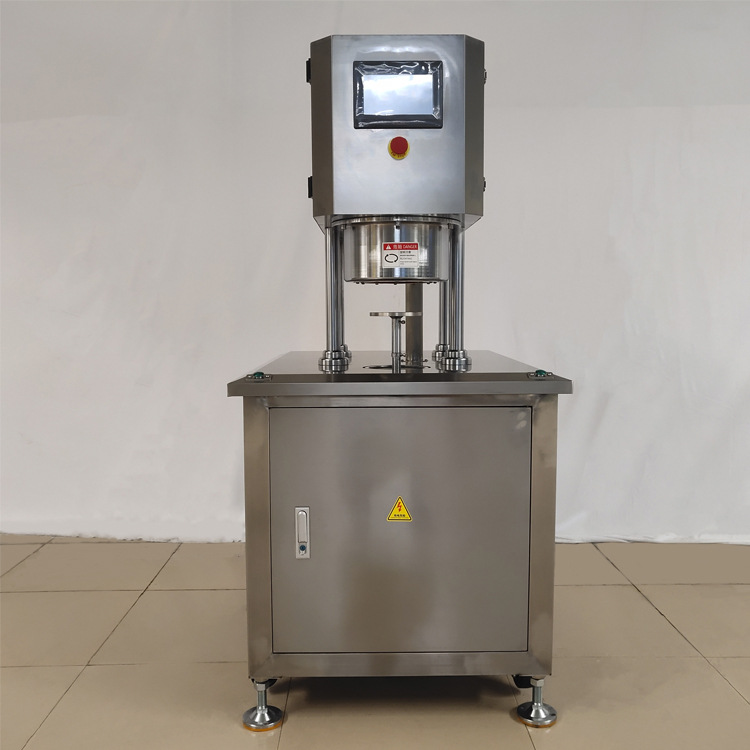 马口铁罐半自动真空封罐机 食品罐头易拉罐饮料真空封盖机