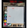Photo frame, pigment brush, set