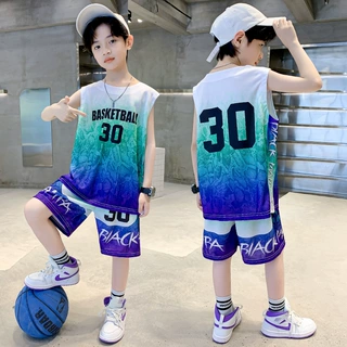 男童篮球服套装夏季男孩23号背心球衣小学生表演训练服街舞服儿童