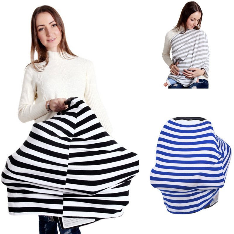 Amazon Breastfeeding Cover Cloth for Preventing Exposure, Nuesing Scarf, Stroller Cover, Shopping Cart Nursing Cloth