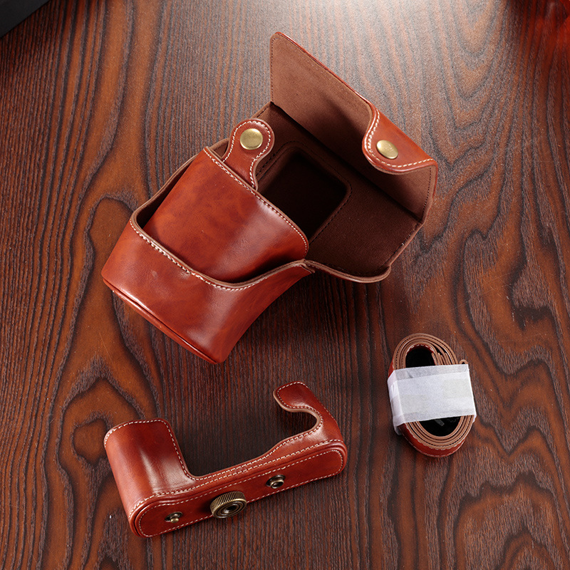 (2개) 후지 XS10 카메라 가방 XT10 XT20 XT30 XT200 XT3 XT4 XT2 보호 가죽 케이스 마이크로 싱글