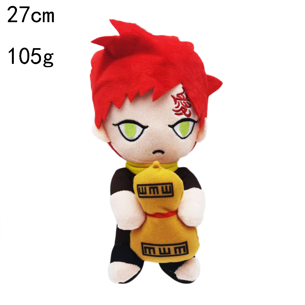 thumbnail image 1 of Nuevo juguete de peluche de Naruto transfronterizo, muñeca periférica de anime japonés clásico, muñeca Naruto Kakashi Gaara 9 Gaara one, 1 of 2