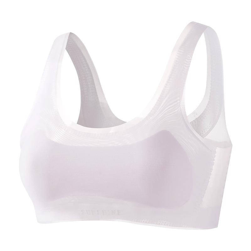 Nueva ropa interior infantil de verano, estudiantes de secundaria primaria, chaleco transpirable cómodo, sujetador de niña sin marcas image 6