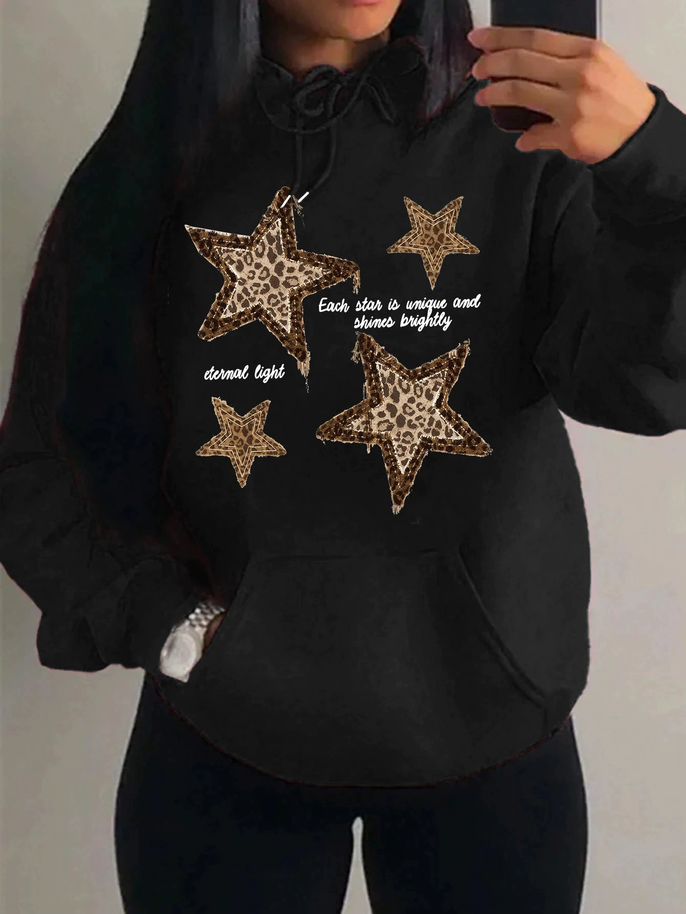 Retro multicoloured comfortable sweatshirt for leisure, loose fit