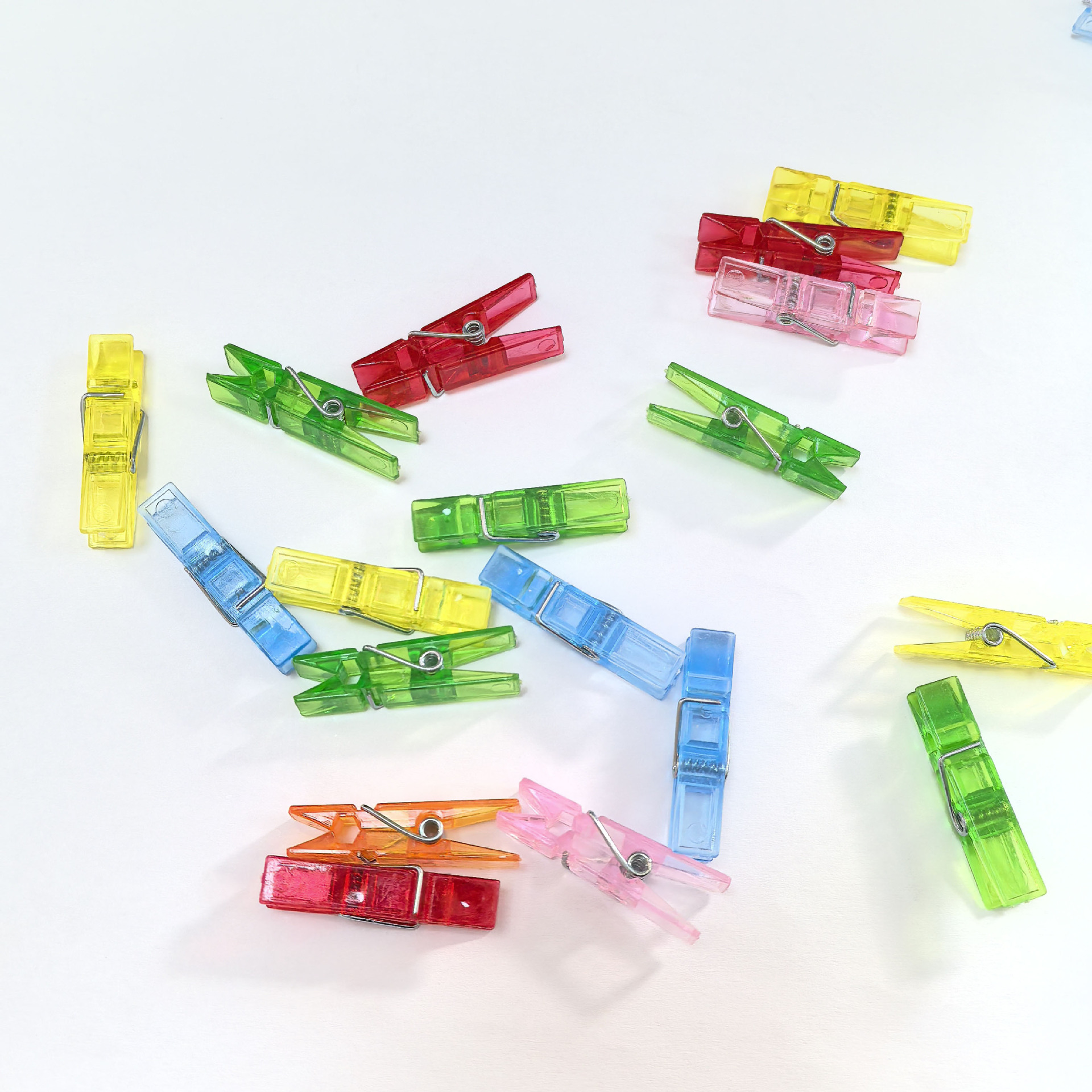 Plastic clip photo clip color mini photo clip transparent acrylic clip 3.5 Christmas decorative light string clip