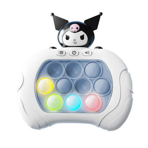 Children's Klomi Fast-Push Game Machine Mouse Killer Pioneer Level Three Sanrio Push-and-Play Thinking Training Stress Relief Toy