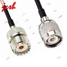TNC-J公头转UHF-K SO239 F/M 延长RG316双银高温射频RF线