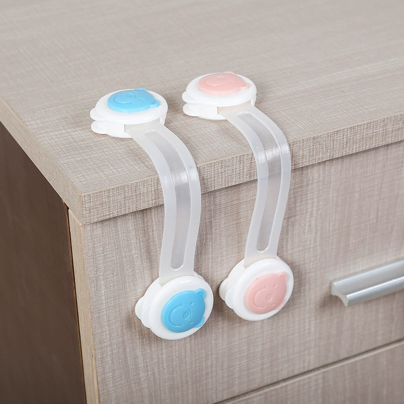 Обработка детских замков безопасности Детские защитные ящика замки детские анти-зажимы ручной шкаф холодильник унитаз замки для младенцев