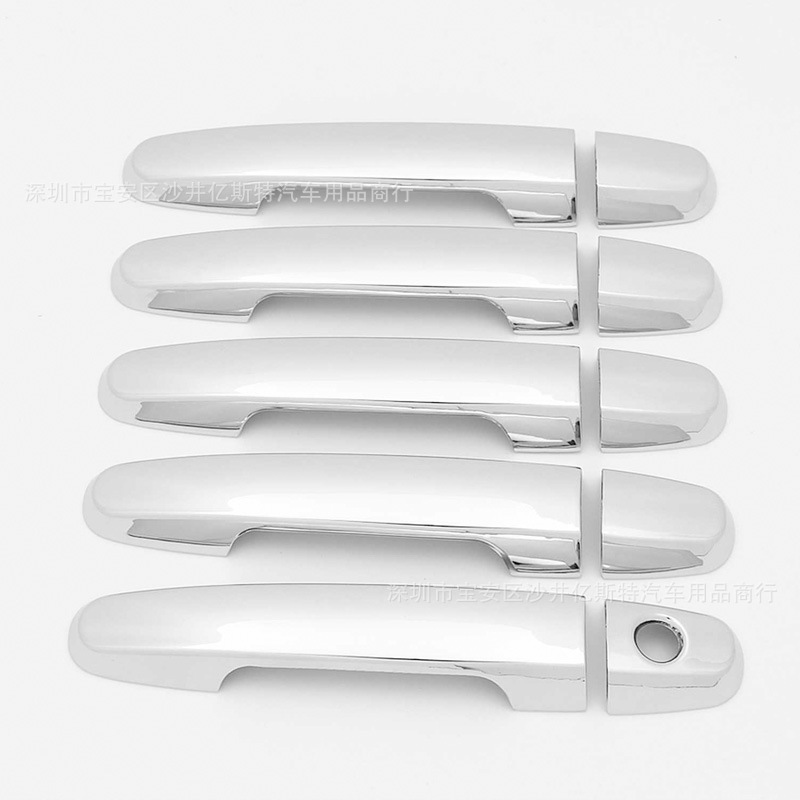 Special for 2009-2012 Toyota RAV4 outer handle door handle abs electroplating carbon fiber pattern appearance accessories