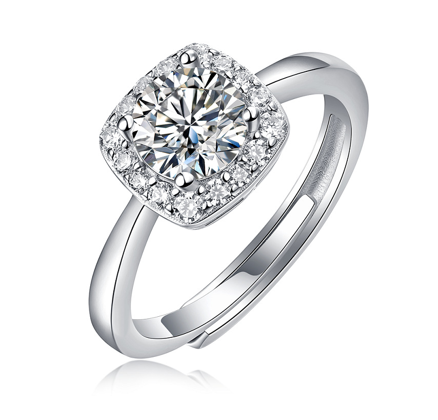 R13157 moissanite 1 carat