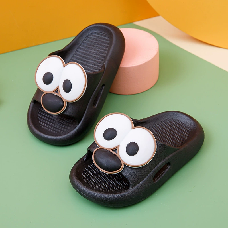 Летние милые детские тапочки глаза мультфильм мужчины и женщины