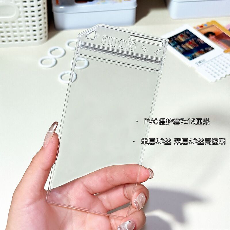 New Reverse Film Ticket Stub Protective Cover Movie Concert Ticket Stub Pvc Transparent Bookmark Calendar Ticket Stub Bookmark