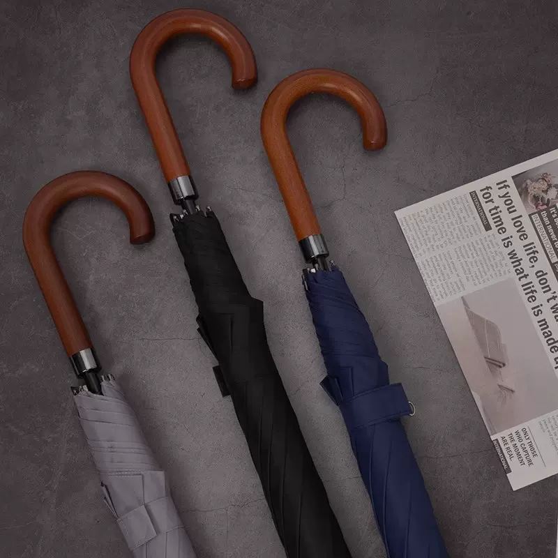 自动雨伞长柄伞超大号加固加厚结实抗风暴雨专用双人商务伞批发