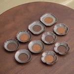 中式仿古银合金藤编杯垫功夫茶具配件茶杯隔热垫茶托茶垫防烫杯垫