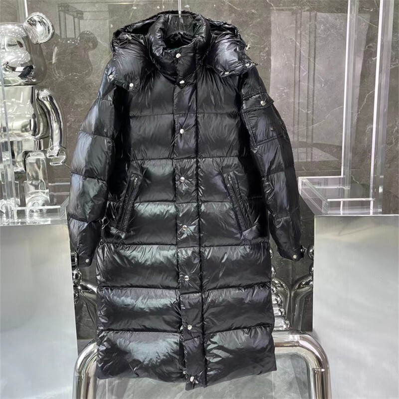Mongolian-style long Maya down jacket, warm duck down ski jacket, trendy and comfortable