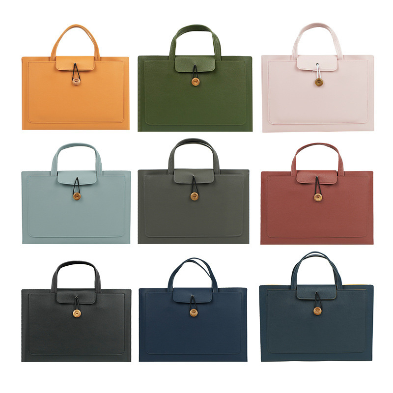 Computer Bag, Laptop Briefcase, Suitable for Apple, Huawei, Xiaomi, 1415.9inch Chain Lock Buckle, Portable