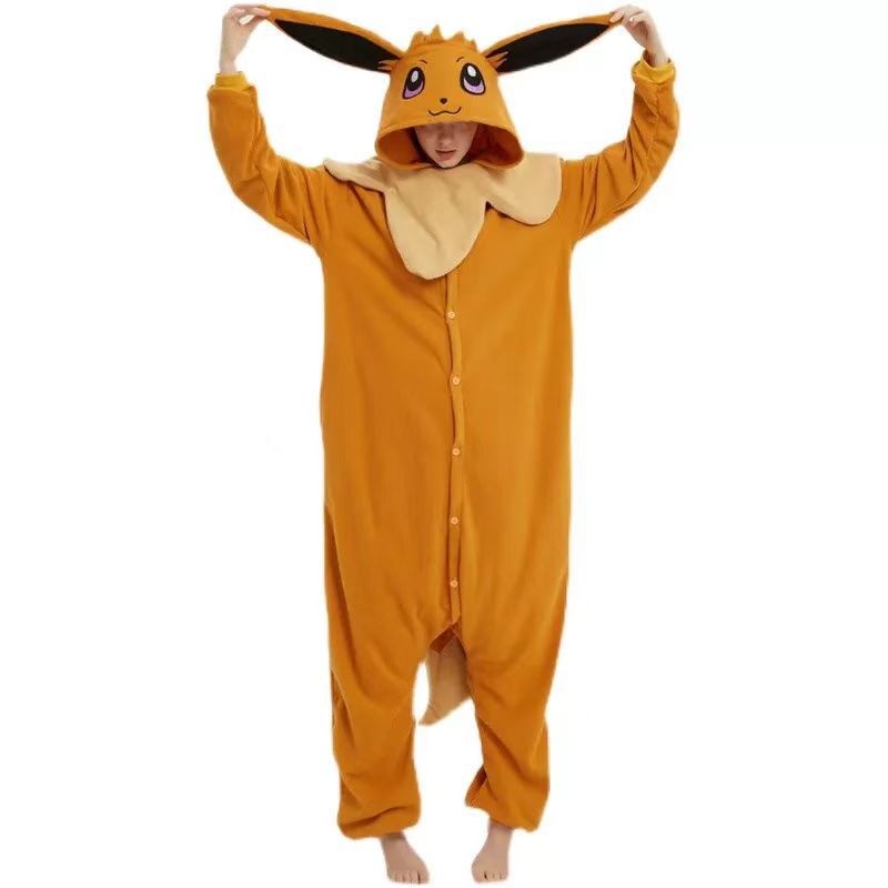 Fleece Animal Cartoon Siberic Pajamas Ibrahim Santa Claus Christmas Deer Home Clothes Snowman Xuebao