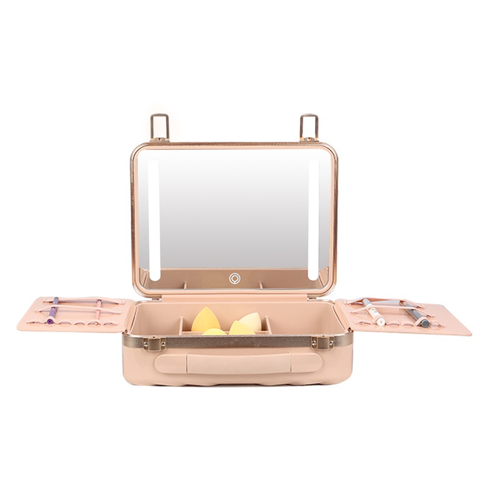 OBOX caja de maquillaje portátil de alto valor caja de regalo combinación de maleta de uñas de tatuaje caja de almacenamiento de talón multifuncional