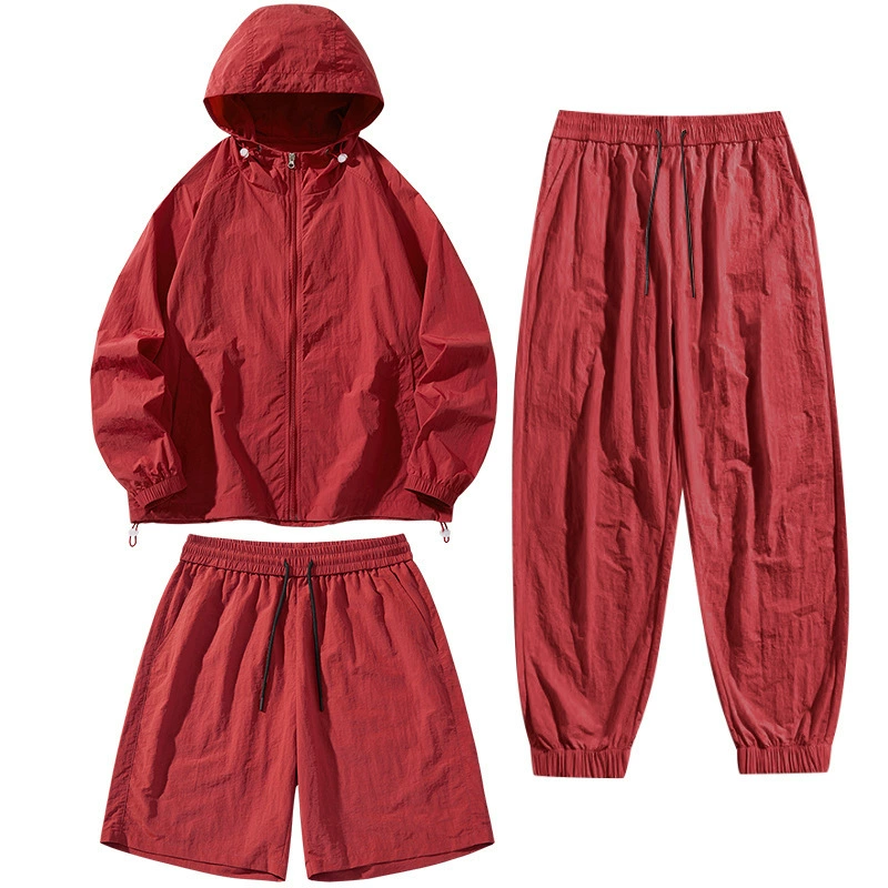 Трансграничная летняя солнцезащитная одежда, куртка, дышащая одежда из ледяного шелка, одежда для отдыха на открытом воздухе, мужская ветровка, солнцезащитная одежда, оптовая продажа