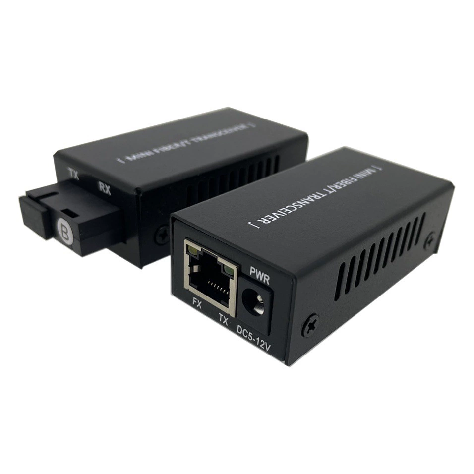 Миниый приемопередатчик оптического волокна гигабит 1 Одиночн-волокна 100 мегабит одномодовый оптически 1 Электрический одномодовый приемопередатчик одно-волокна Пара порта SC