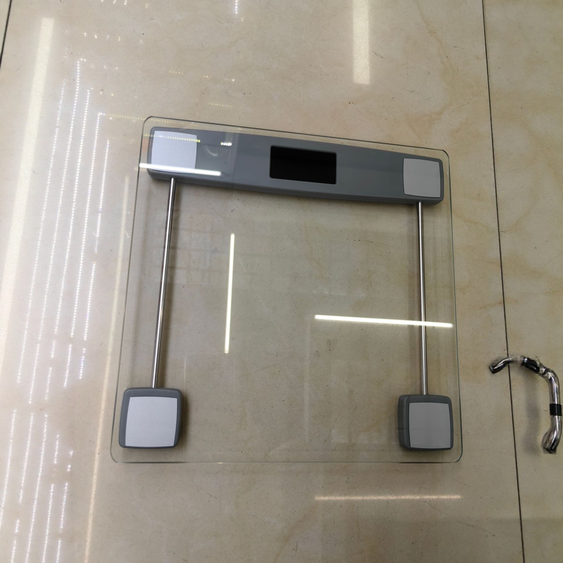 2025 báscula corporal para el hotel doméstico regalos de baño báscula electrónica cuadrada báscula electrónica transparente