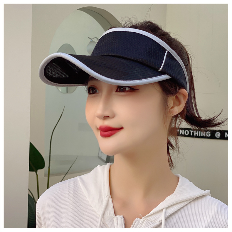 Summer Visor Hat For Women And Men Quick Drying Mesh Sun Hat_voghion.com
